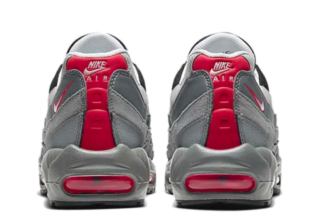 Nike Air Max 95 Essential Particle Grey Track Red