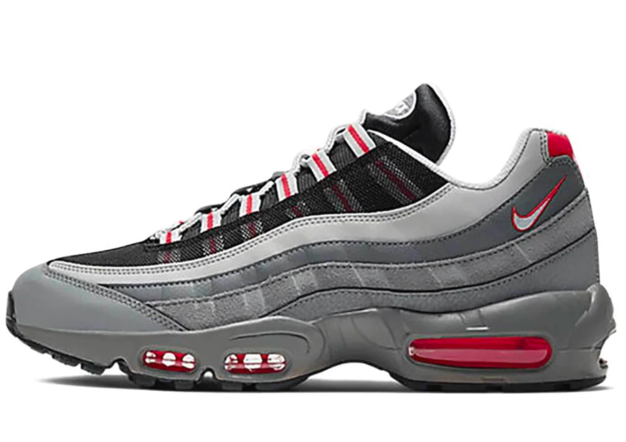 Nike Air Max 95 Essential Particle Grey Track Red