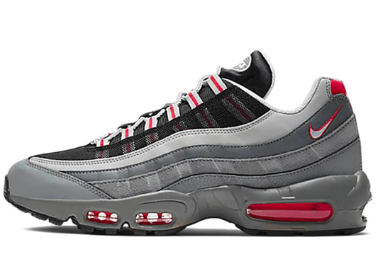 Nike Air Max 95 Essential Particle Grey Track Red