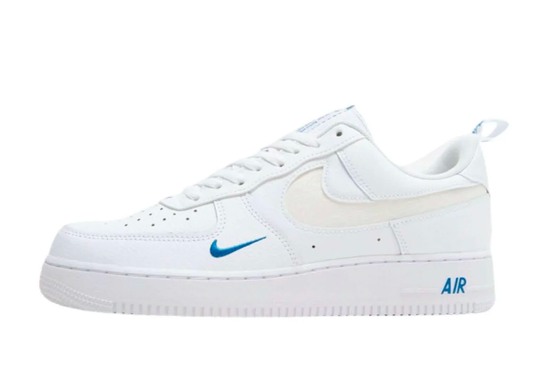 Nike Air Force 1 Low Reflective Swoosh White Blue