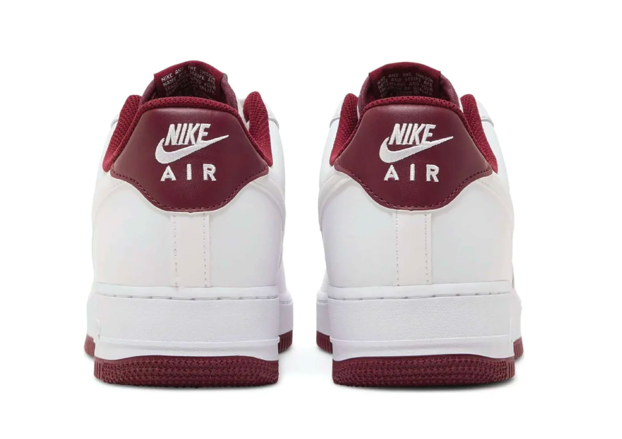 Nike Air Force 1 '07 'White Dark Beetroot'