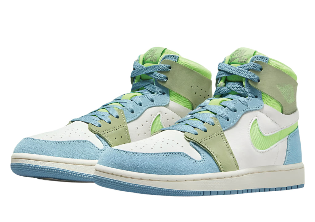 Air Jordan 1 High Zoom CMFT 2 Blue Electric Green