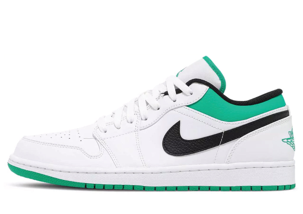 Air Jordan 1 Low White Lucky Green