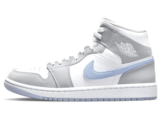 Air Jordan 1 Mid Grey Blue Wmns