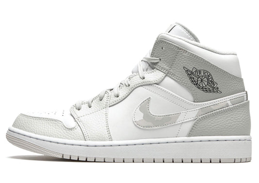 Air Jordan 1 Mid Grey Camo