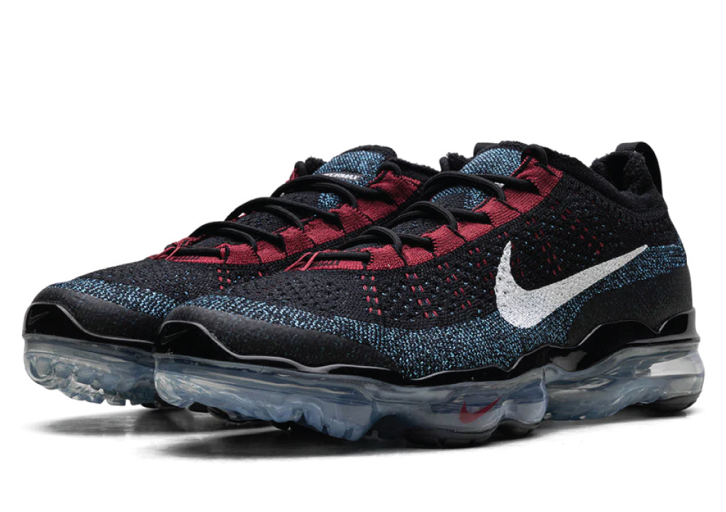 Air VaporMax 2023 Flyknit Black Red University Blue