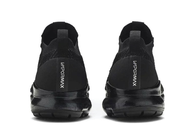 Air VaporMax Flyknit 3.0 Triple Black Pair Back
