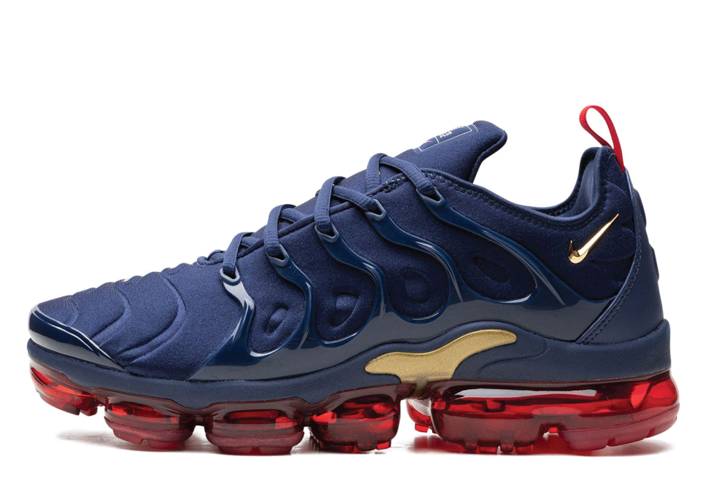 Air VaporMax Plus Metallic Blue / Gold | Sneakers Forest
