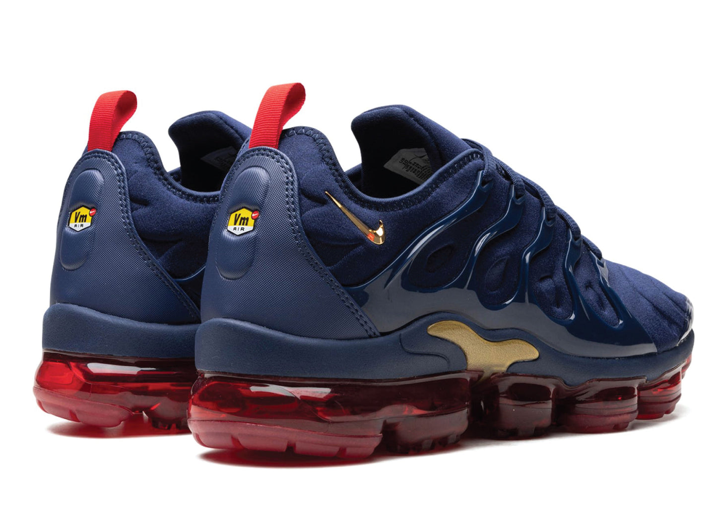 Air VaporMax Plus Metallic Blue / Gold | Sneakers Forest - Back