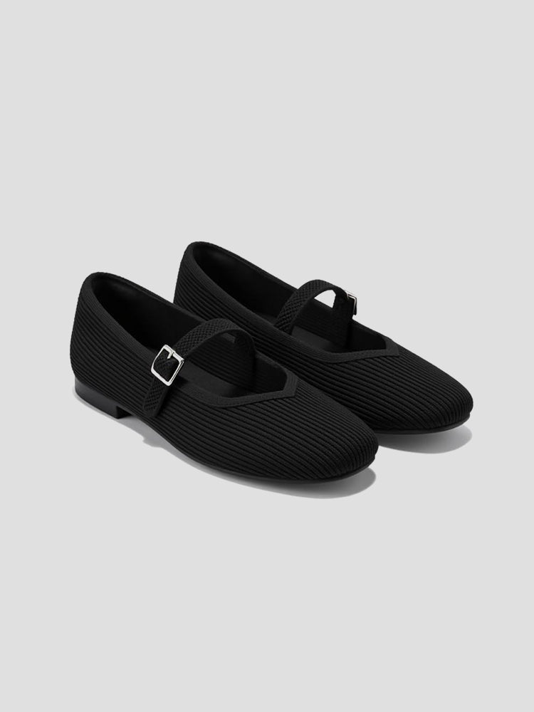 Mary-Jane Flats Toe