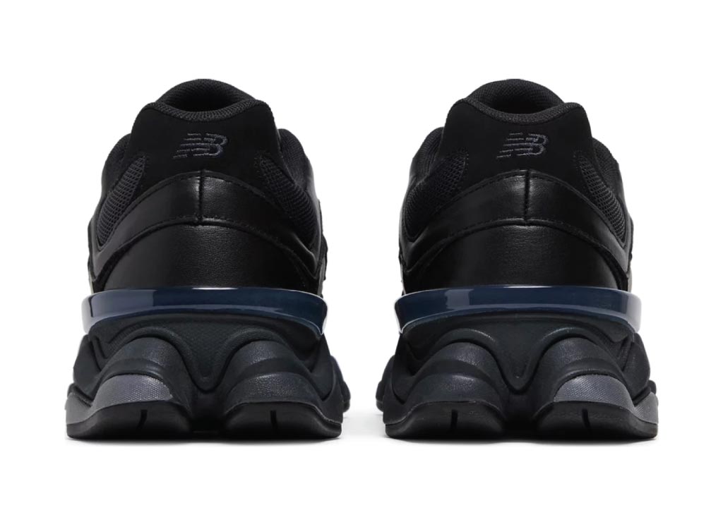 New Balance 9060 Triple Black Leather