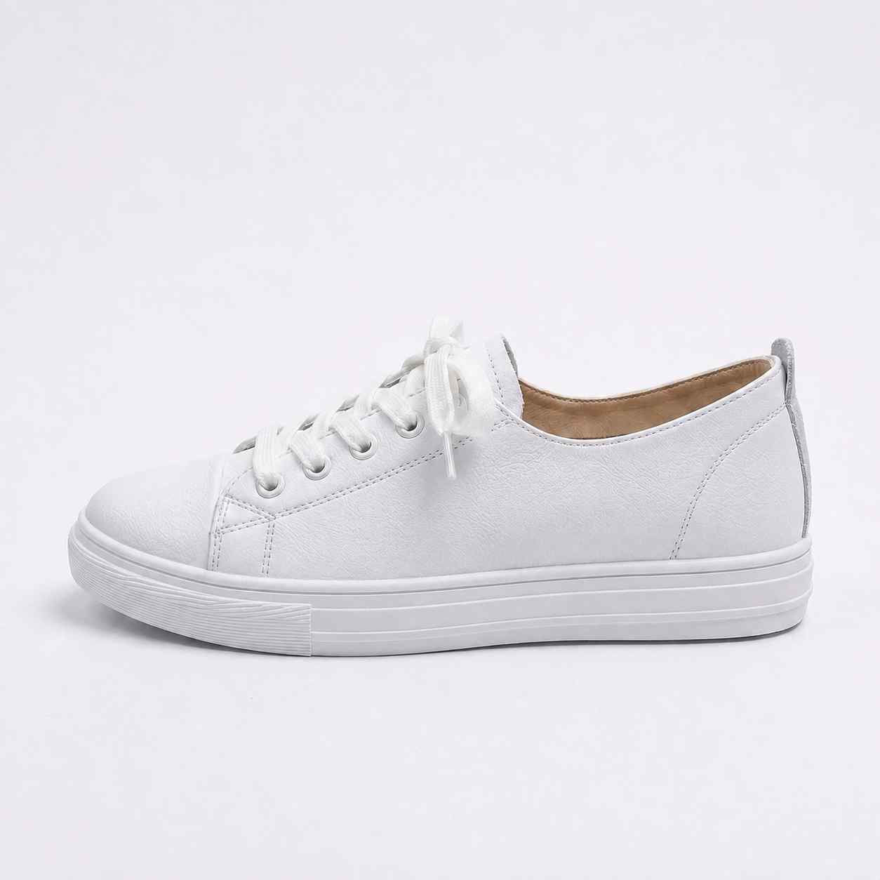 Sneaker House Women's White Classic Casual Sneakers