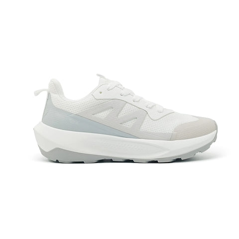 Sneaker House Women's White Gray Chunky Mesh Platform Sneakers