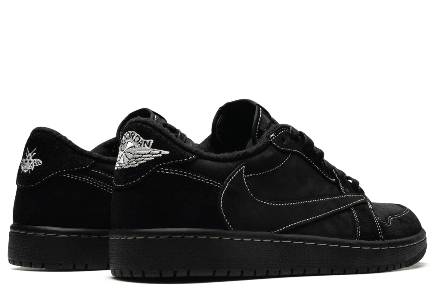 Travis Scott x Air Jordan 1 Low OG SP Black Phantom | Sneakers Forest - Back